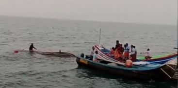 The boat crashed into a fishing boat in Thrissur