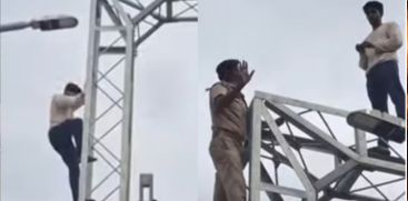 suicide-attempt-electric-tower-in-angamali