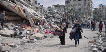 Marys Guimont, a UN female member, said that the lives of the people in Gaza are miserable