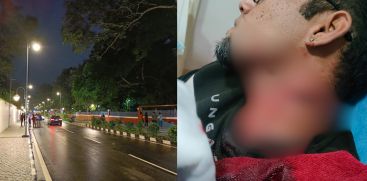 A young man was hacked on Manaviyam road in Thiruvananthapuram