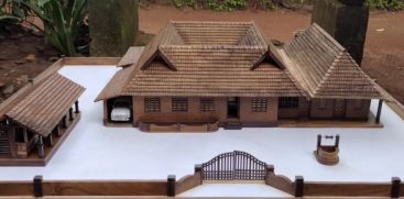 Ratheesh Unni made Mohanlal's ancestral home a miniature