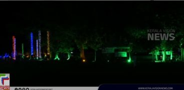 SB College grounds dressed up with 'colorful lights '