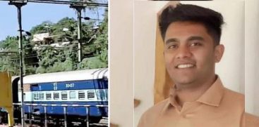 young man dies while jumping from Train