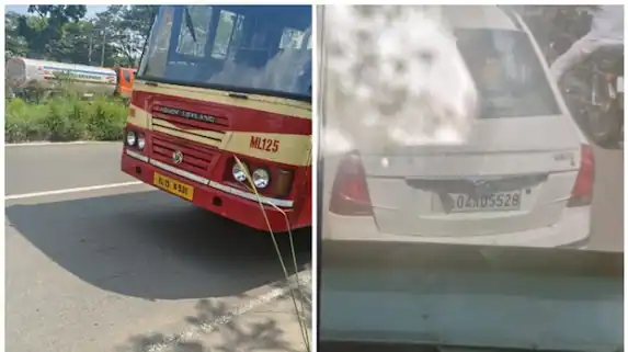 WOMEN ATTACKED KSRTC BUS IN KOTTAYAM 