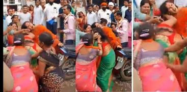 BJP WOMEN WORKERS CLASH DUTING NAARI SHAKTHI CONFERENCE