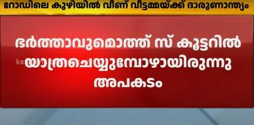 Scooter Passenger Dies Due To Fell Into Pothole In Road At Palakkad