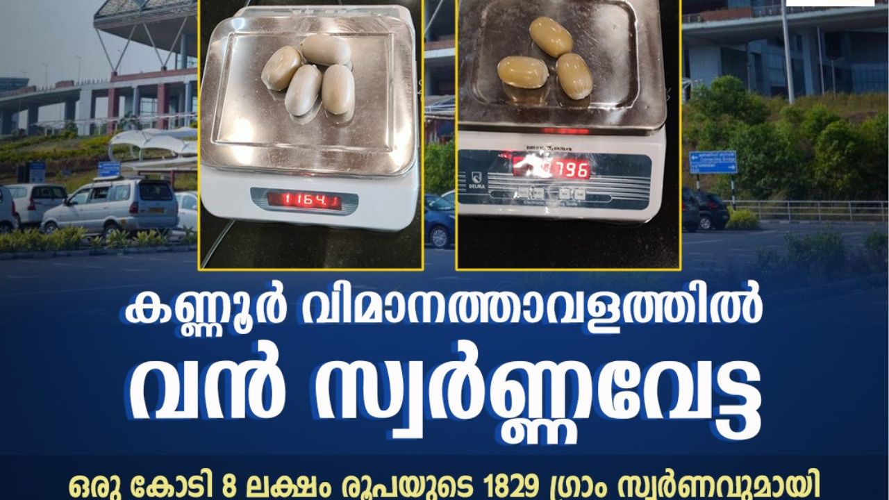 GOLD SEIZED IN KANNUR