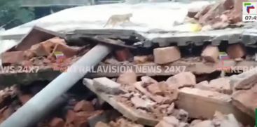 The house under construction fell to the ground; The incident took place last night in Chittatukara panchayat