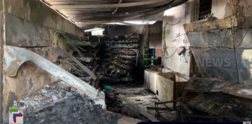 
A supermarket caught fire in Aluva