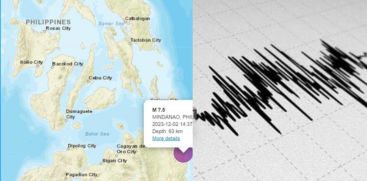 Earth Quake  AT Philippines Tsunami warning