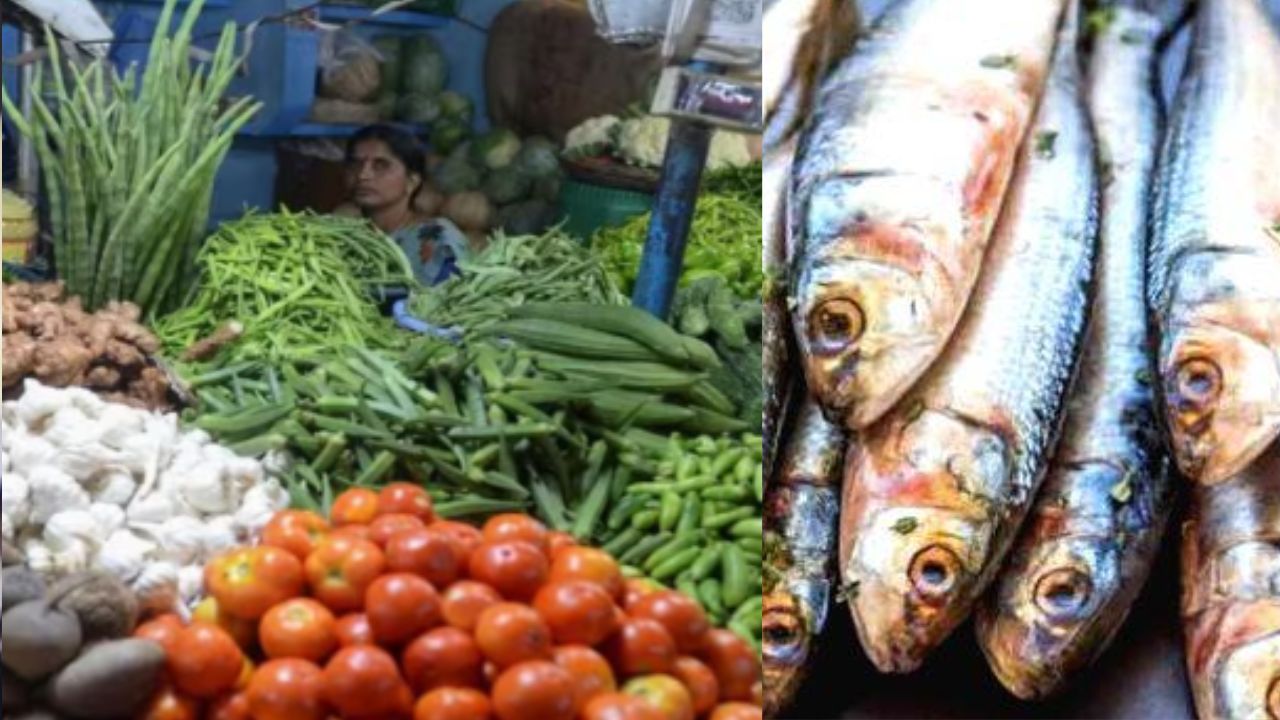 PRICE OF VEGETABLE AND FISH INCREASED