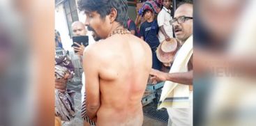 Pilgrim who visited Sabarimala complained of being beaten up by the police 