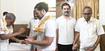 rahul gandhi meets mt vasudevan nair in kottakkal