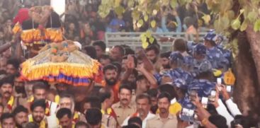 Thiruvabharana procession will leave from Pandalam at noon