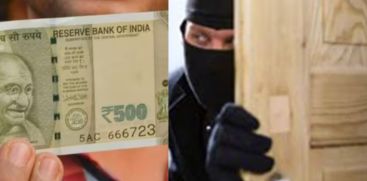 thieves finding nothing at Elderly mans home leave 500 rupees behind