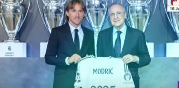 Croatian star Luka Modric will stay at Real Madrid for one more year