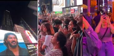 DULQUERS KING OF KOTHA CONQUERS NEWYORK TIMES SQUARE