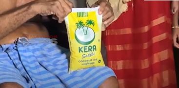 food poisoning from coconut oil; Allegation of fraud in the kit distributed to tribals