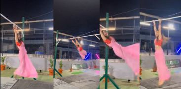 woman-gymnastic-performance-in-saree-video