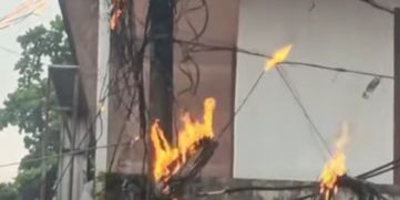 Electrical Fire Breaks Out at Transformer 