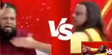 zee news debate turns street fight