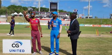 WINDIES WON TOSS AND SELECT BOWLING