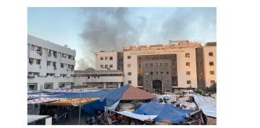 Israel intensified airstrikes on hospitals in the Gaza Strip