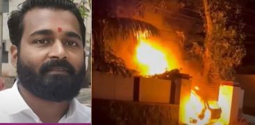 Youth Died In A Car Fire At Mavelikkara