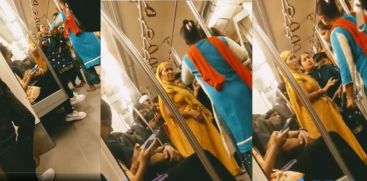 delhi metro viral video