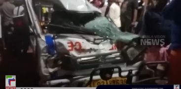 A person died when the ambulance carrying the patient collided with the bikes