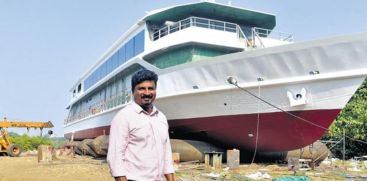 Kerala's largest ship ' Classic Imperial ' is ready to set sail in Kochi