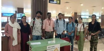 MALAYALIS FROM ISRAEL REACHED HOME LAND