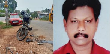 A person died in a collision between a bike and a car in Chithara