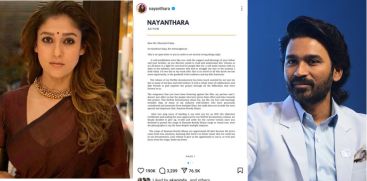  Nayanthara Releases Open Letter Targeting Dhanush