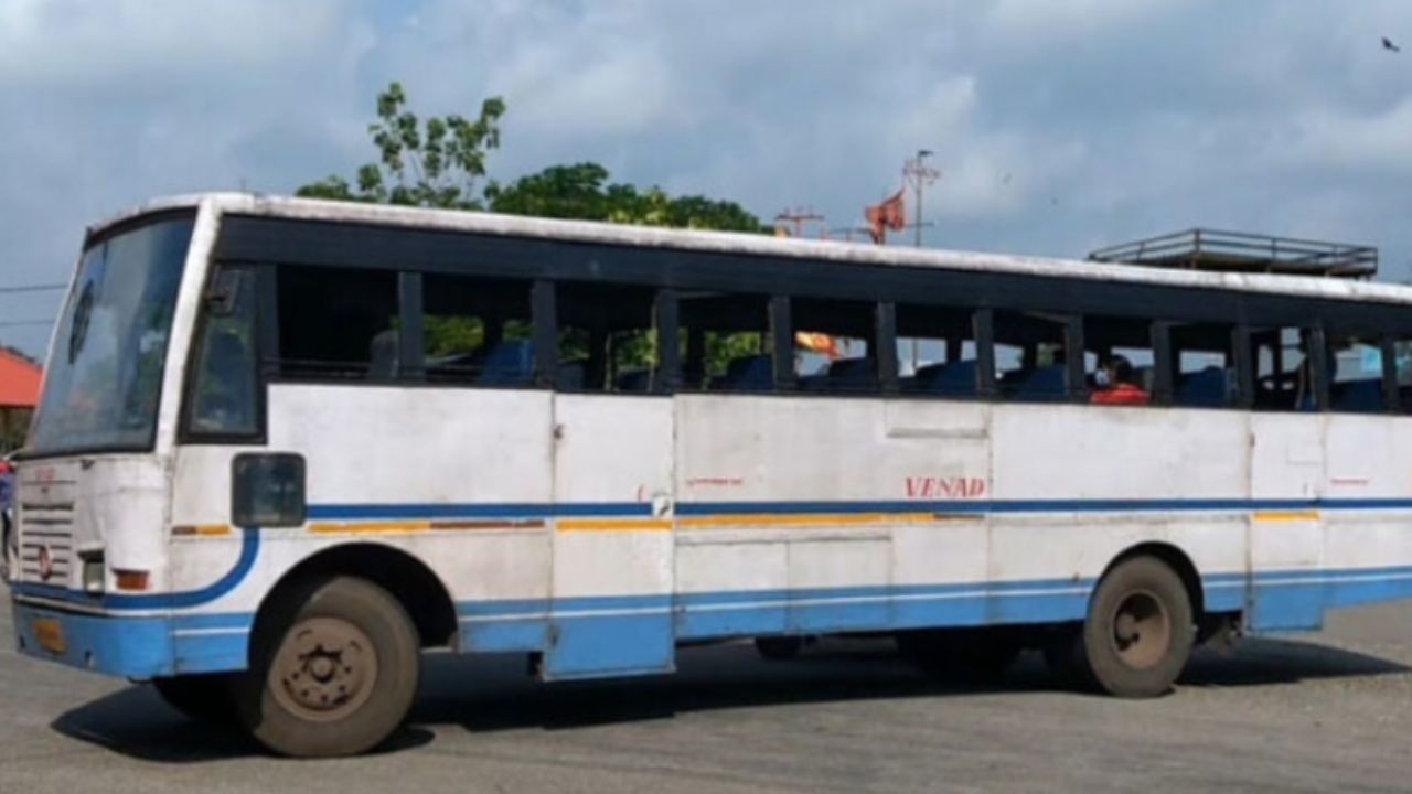 KSRTC BUS  STOLEN FROM DEPO