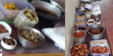 During the inspection conducted by the health department in  Taliparamba , stale food was seized from the restaurants