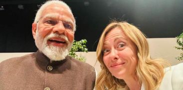 PM Modi On Selfie With Giorgia Meloni.