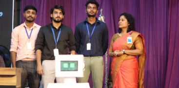 students develop robot speaking three languages