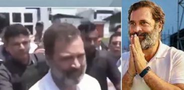 Rahul Gandhi At Manipur; Blocked His Vehicle at Vishnupuri