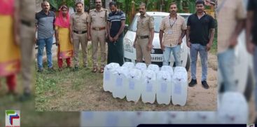 Youth arrested with 374 liters of spirit in Kayamkulam 