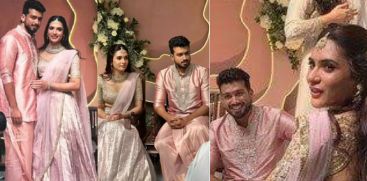 Kalidas Jayaram get engaged to Tarini Kalingarayar