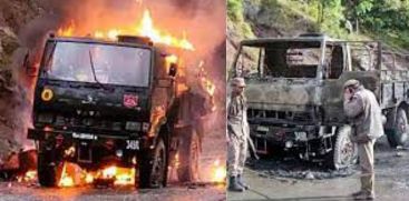 Five Jawan killed in attack on Army Vehicles in rajauri at Jammu Kashmir