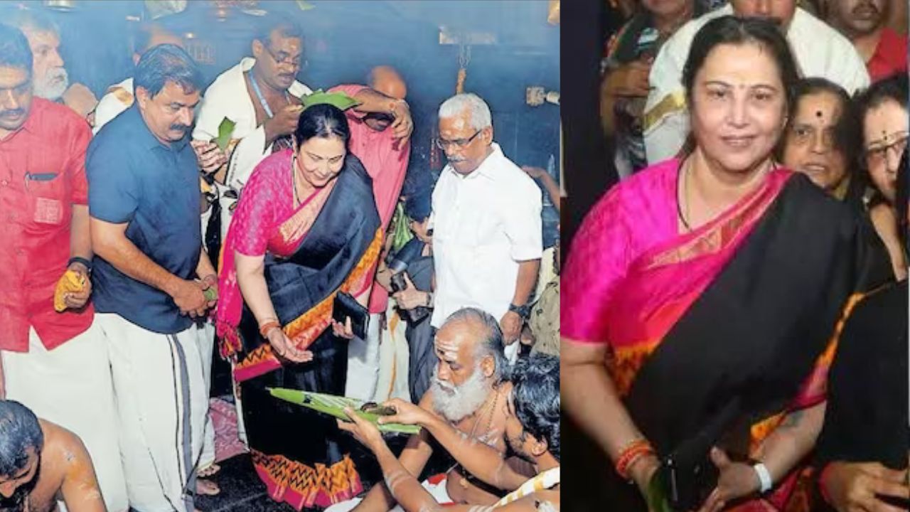  Actress Geeta visited Sabarimala