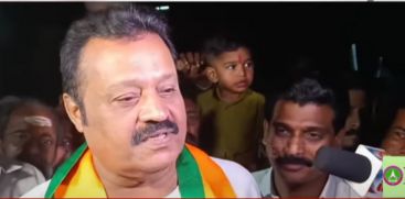 BJP to start graffiti campaign in Thrissur; Suresh Gopi inaugurated it