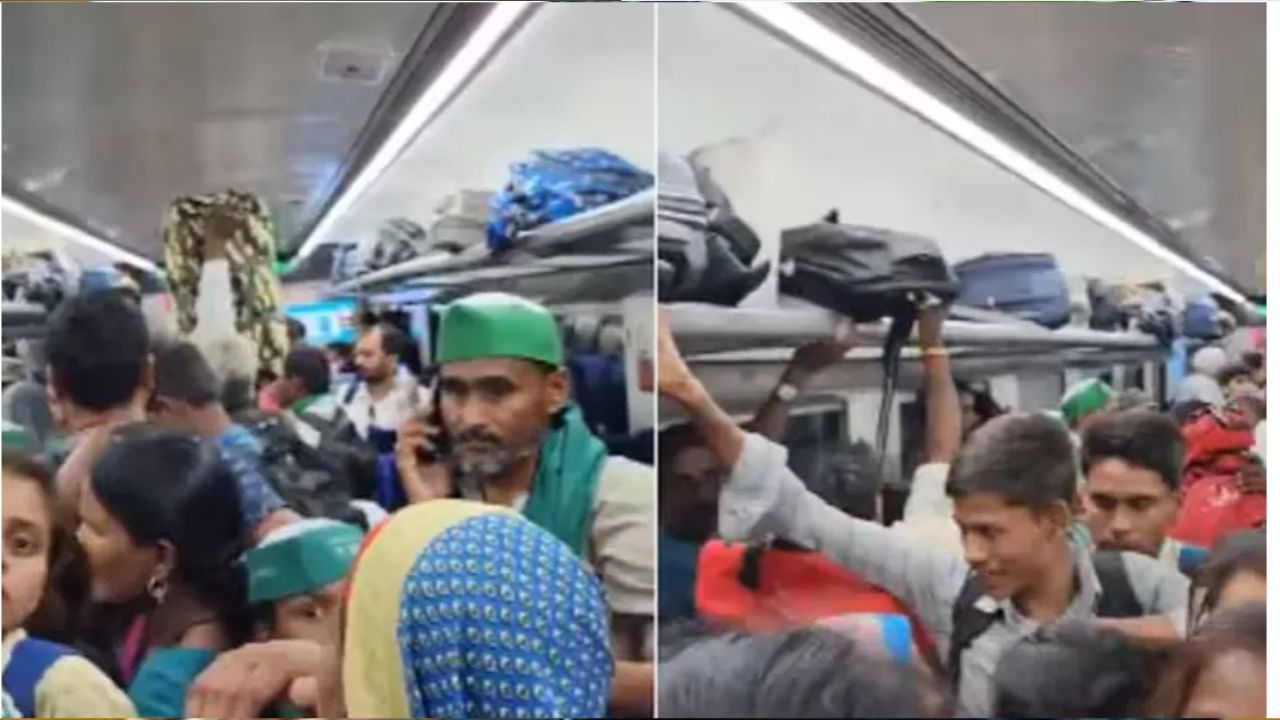 ticketless-passengers-overcrowd-vande-bharat-express-in-lucknow-railways-reacts