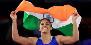 Vinesh Phogat in the quarter at the Paris Olympics wrestling