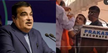 Union minister Nitin Gadkari faints during election rally in Maharashtra’s Yavatmal