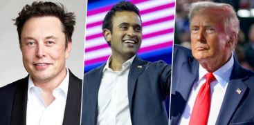 Elon Musk, Vivek Ramaswamy,Trump 