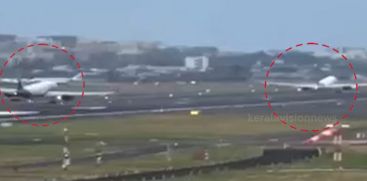 Two planes on same runway in Mumbai;  Take-off and landing seconds apart;  What was avoided was a great tragedy