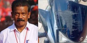 Two-wheeler injured after minister K Radhakrishnan's vehicle hits him